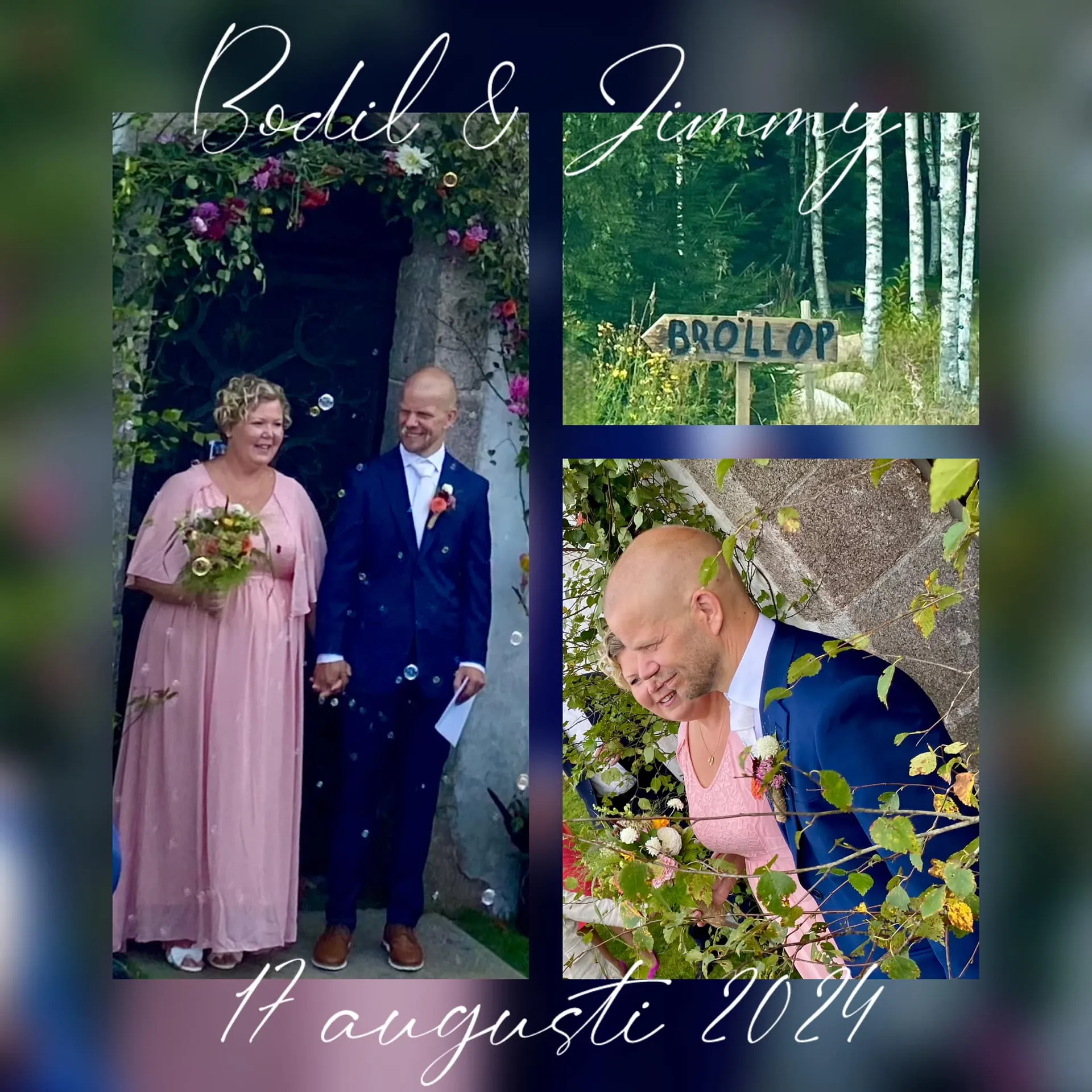Bodil och Jimmys bröllop 240817
